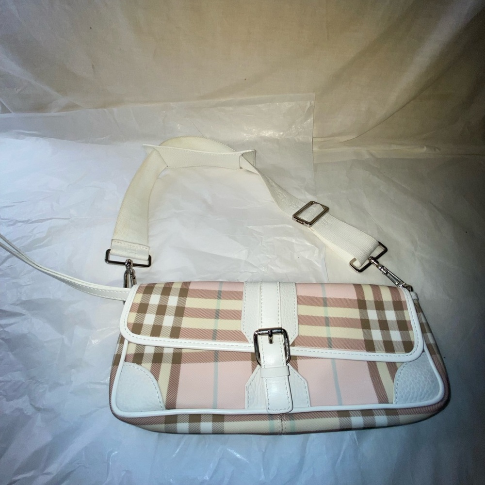 Burberry Pink and Brown Shoulder Bag